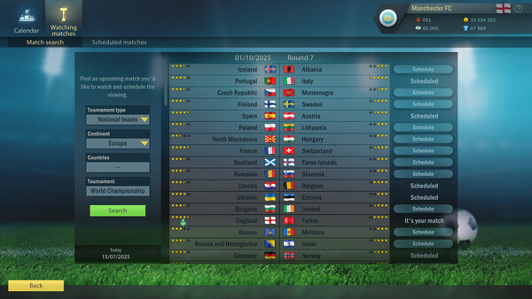 Football, Tactics & Glory: World Championship