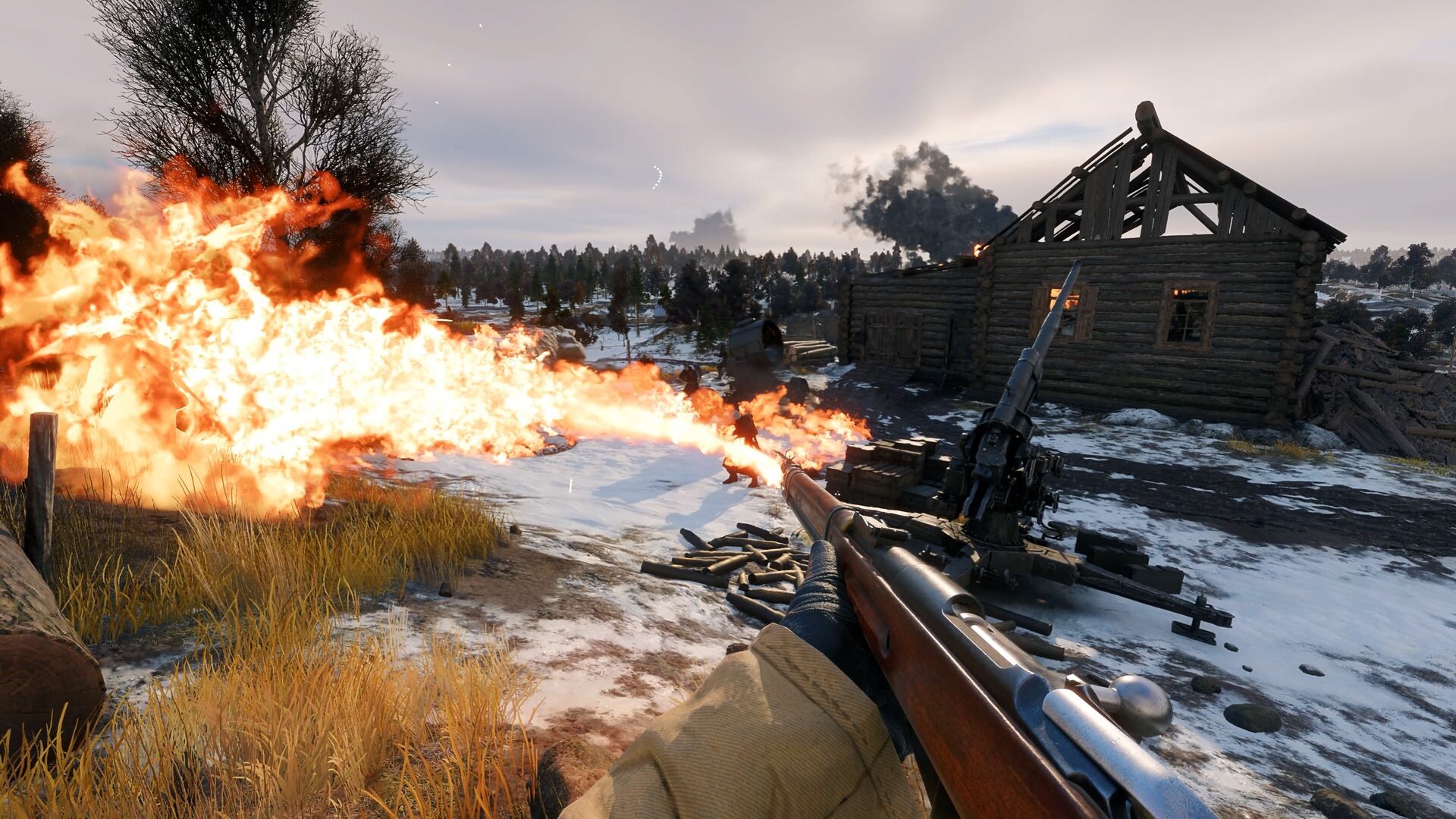 Enlisted - Mosin M91 rifle with flamethrower Squad Featured Screenshot #1