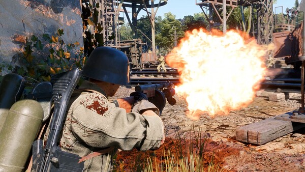 Enlisted - Suomi KP/-31 with flamethrower Squad