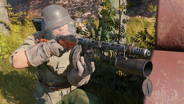 Enlisted - Suomi KP/-31 with flamethrower Squad