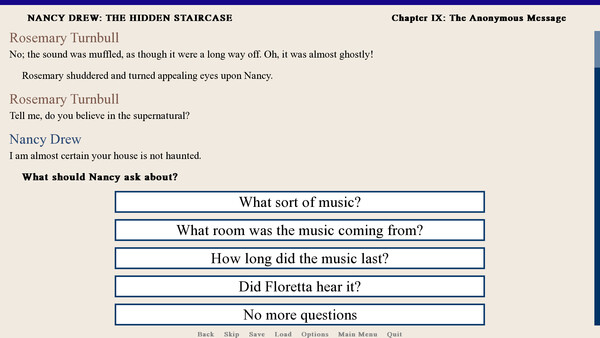 Nancy Drew: The Hidden Staircase screenshot 4