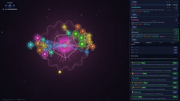 Screenshot of AetherRift gameplay showing in-action mechanics