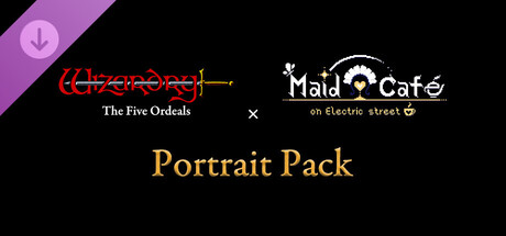 Wizardry: The Five Ordeals - Portrait Pack "Maid Cafe on Electric Street" banner image