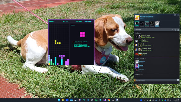 Screenshot of CPU Invaders - Cyber Arcade