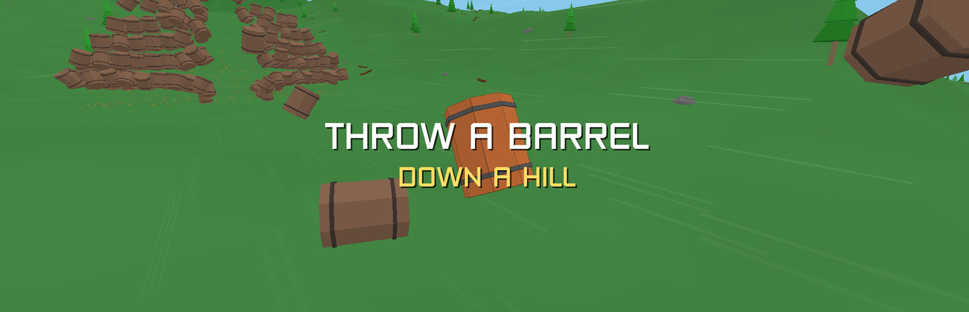 Throw a Barrel Down a Hill screenshot 1