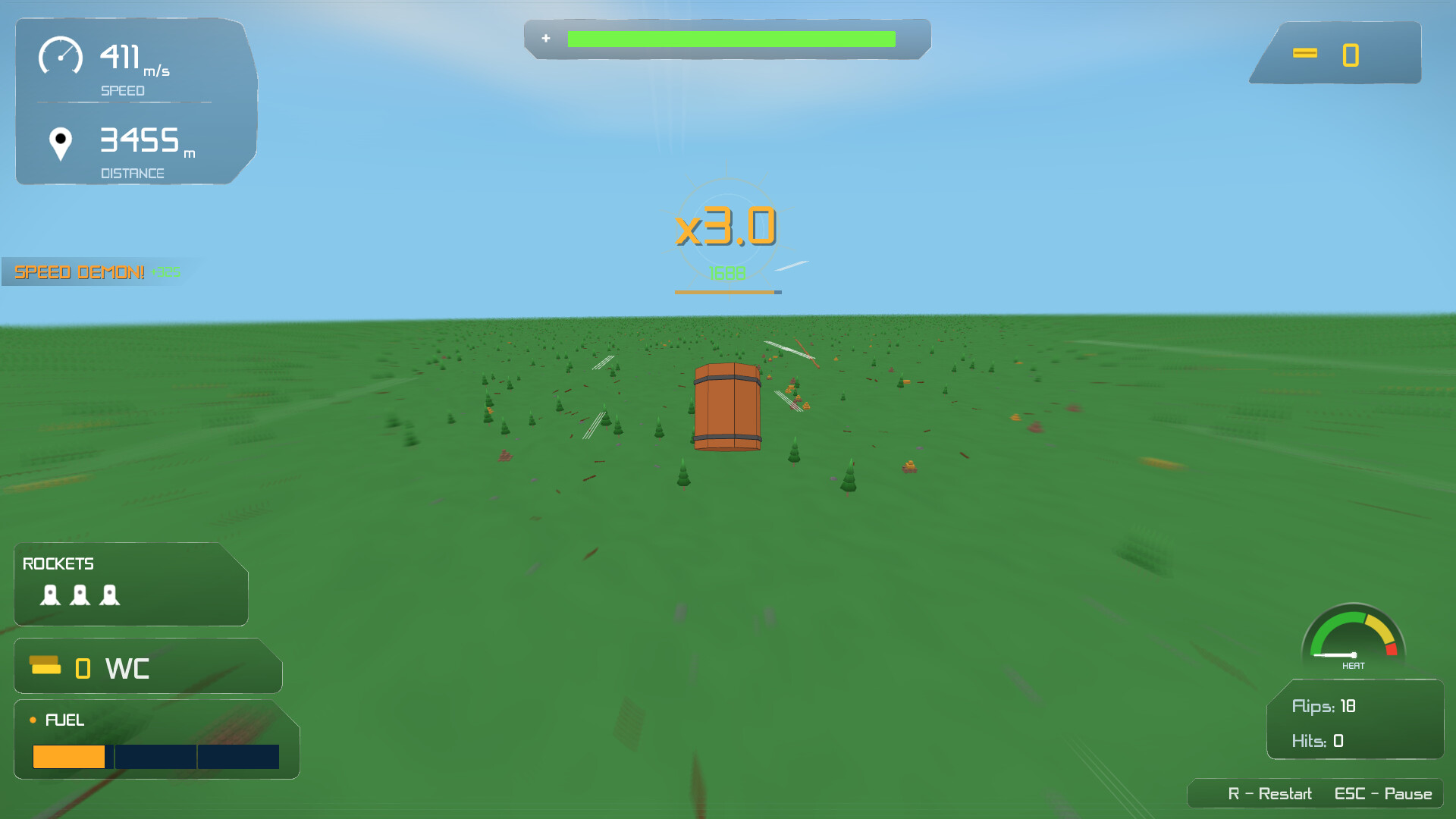 Throw a Barrel Down a Hill screenshot 2