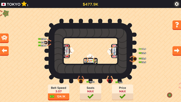 Скриншот 2 из игры Idle Sushi Bar Tycoon
