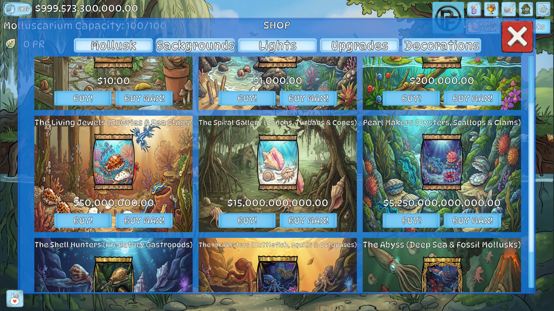 Molluscarium screenshot #1