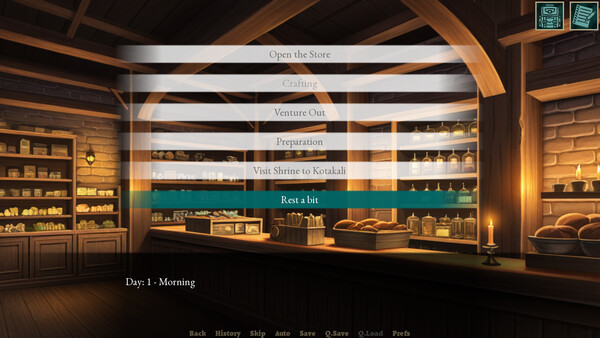 Screenshot of One Hundred Years Amazonian Dungeon