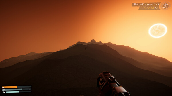 Screenshot of GreenMars: Expedition 744 gameplay showing in-action mechanics