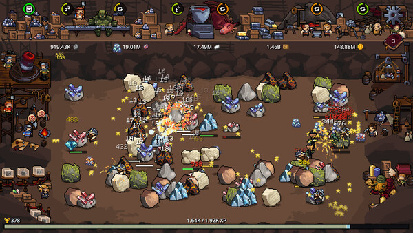 Fantasy Miner: Idle Depths 스크린샷 1