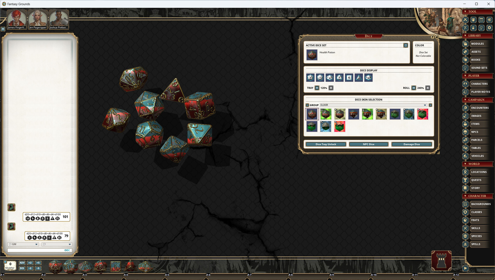 Fantasy Grounds - Elixir Dice Pack Featured Screenshot #1