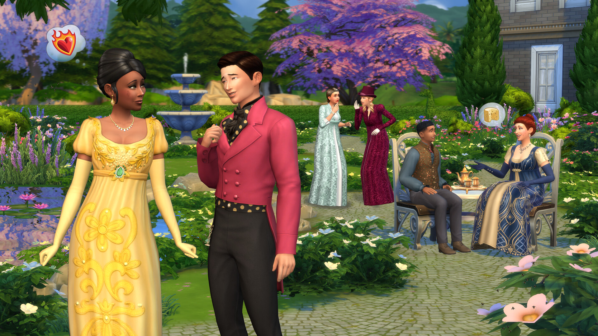 The Sims™ 4 Lady Bridgerton’s Masquerade Ball Fashion Kit screenshot 2