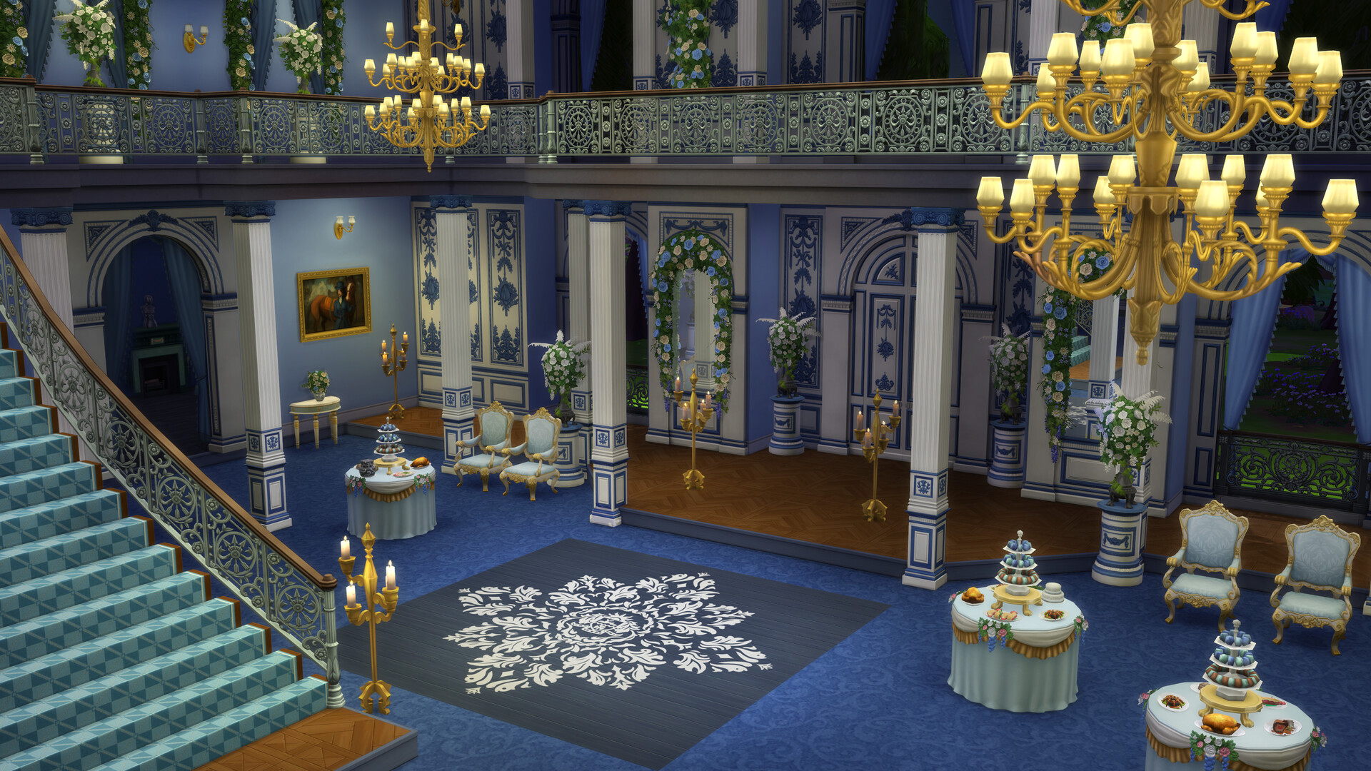 The Sims™ 4 Lady Bridgerton’s Masquerade Ballroom Kit Featured Screenshot #1