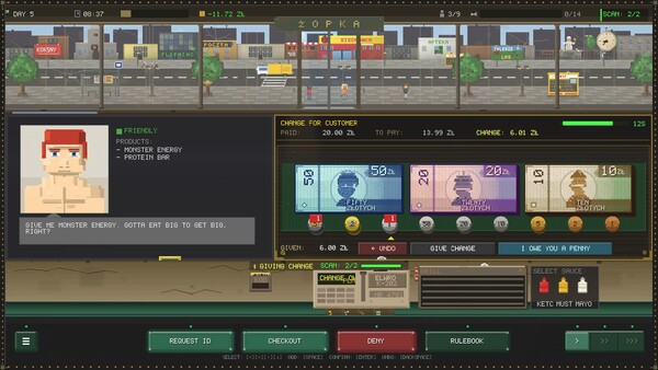 Screenshot of Which Sausage, Mate? gameplay showing in-action mechanics