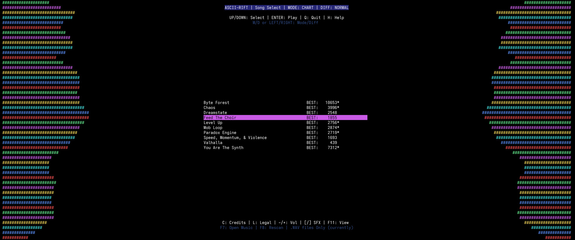 ASCII-RIFT screenshot #2