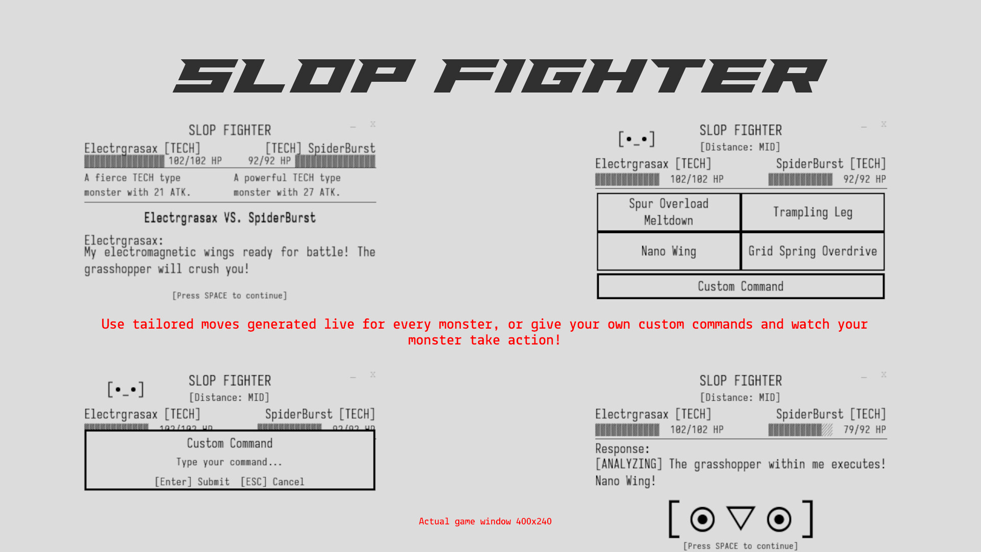 SLOP FIGHTER screenshot 1