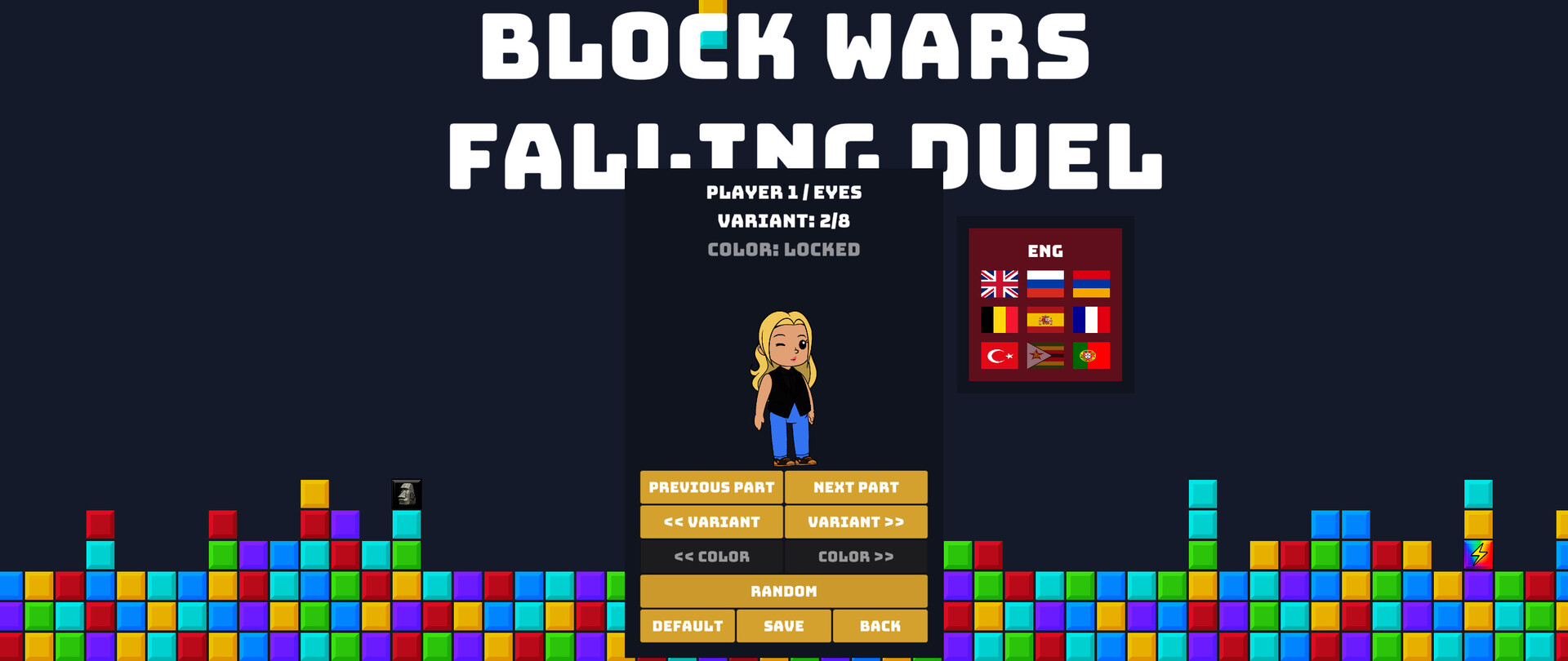 Block Wars: Falling Duel screenshot 7