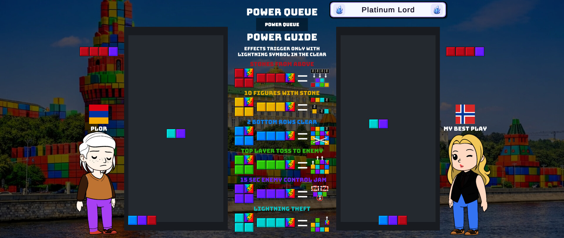 Block Wars: Falling Duel screenshot 8