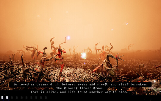 Screenshot of she danced in the wind like a holographic dream before the world died