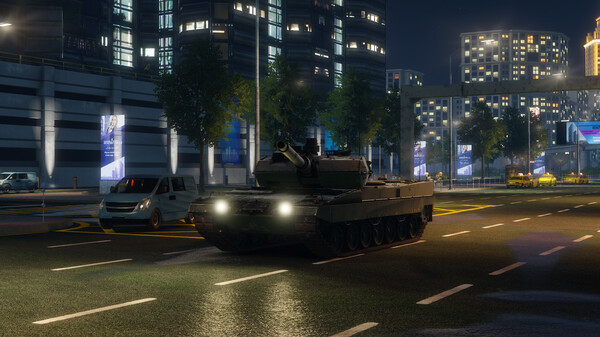 Screenshot of Armored Warfare gameplay showing in-action mechanics