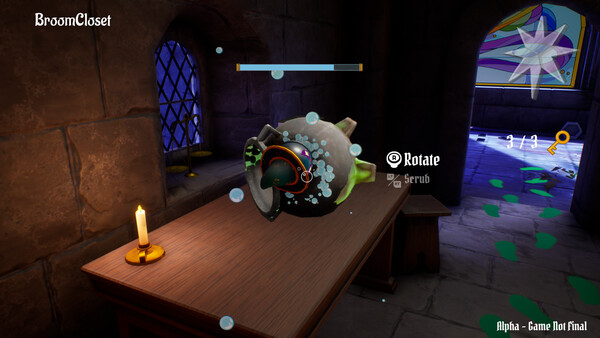 Screenshot 3 of Wizard Cleaning Simulator - more gameplay footage