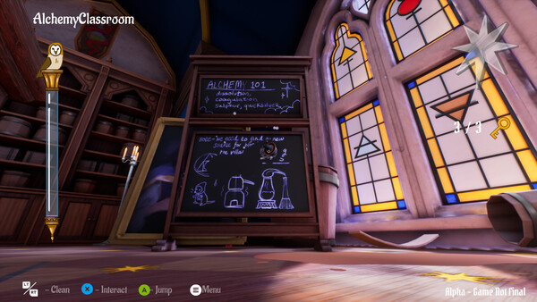 Screenshot 4 of Wizard Cleaning Simulator - final gameplay screenshot