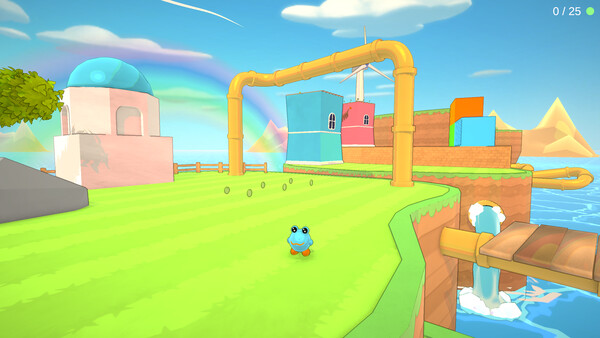 Screenshot of Tongue Tale Turbo gameplay showing in-action mechanics