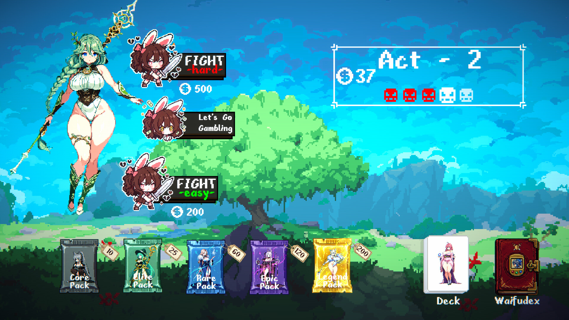 Waifuro : Roguelike Waifubuilder screenshot #2