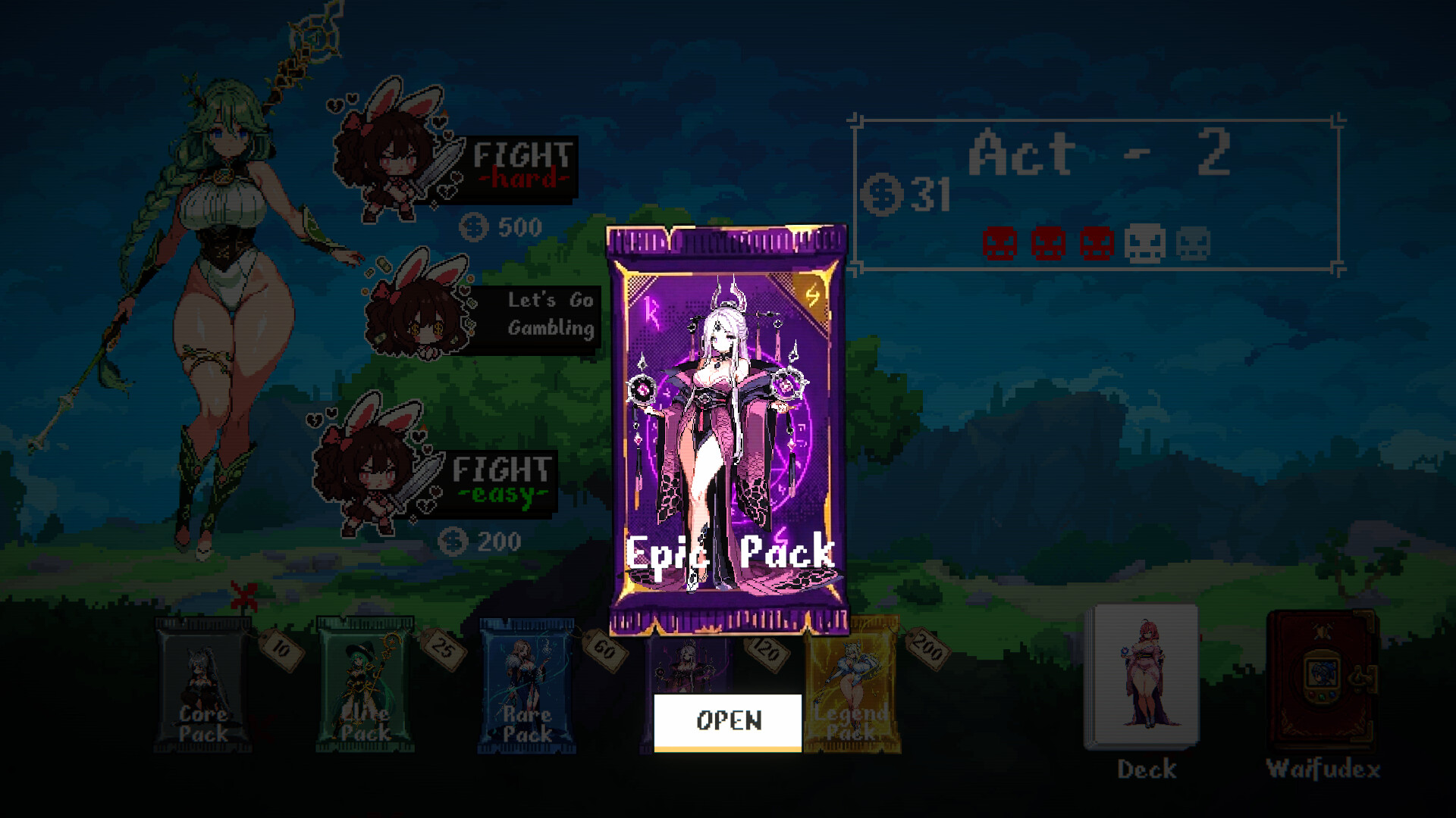 Waifuro : Roguelike Waifubuilder screenshot #4