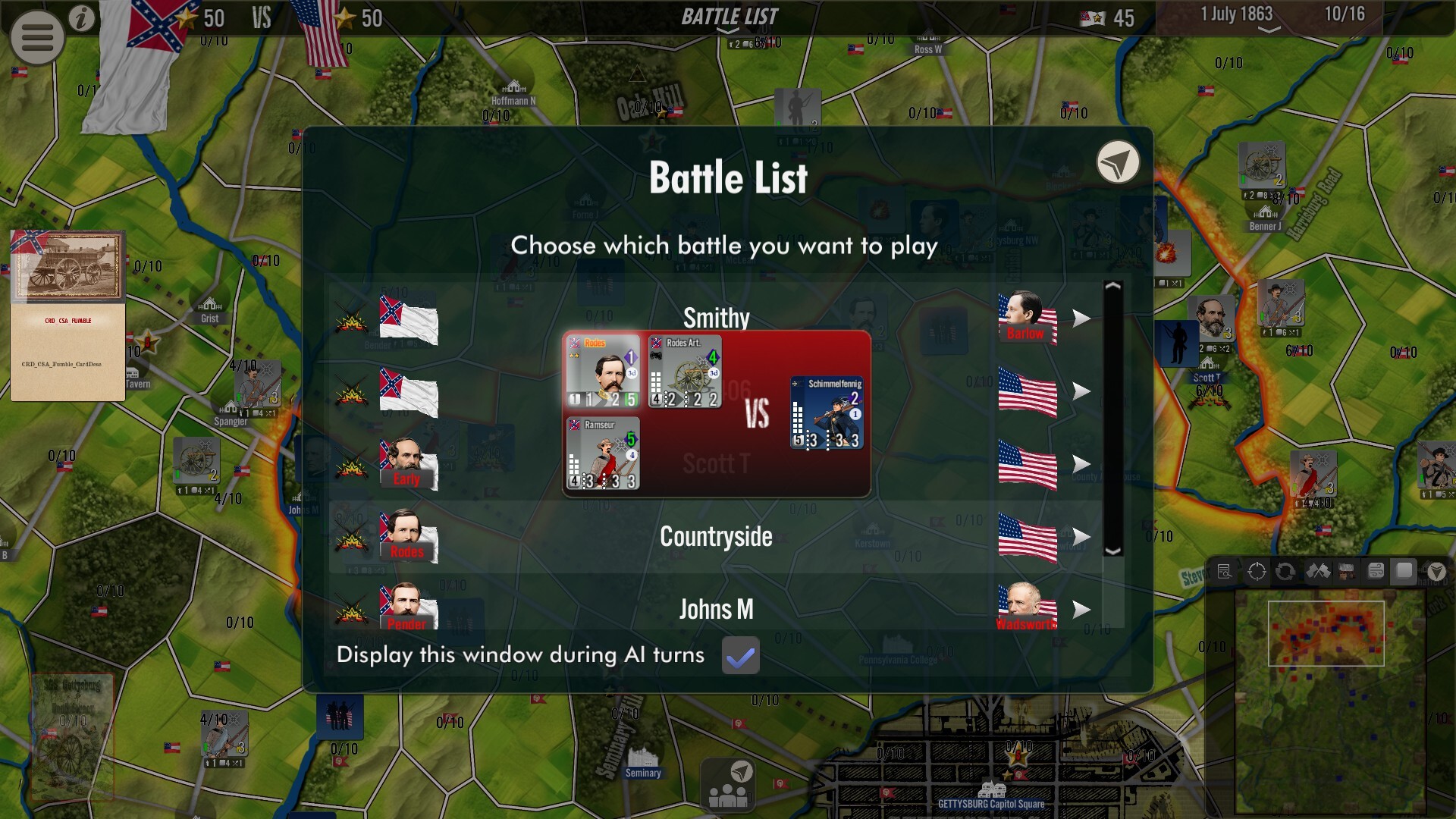 SGS Battle for: Gettysburg screenshot #7