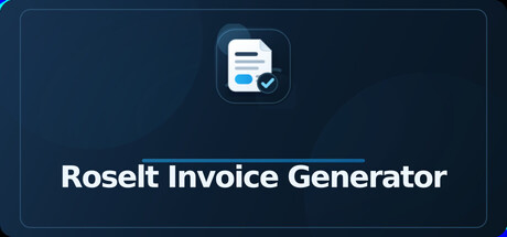 Roselt Invoice Generator Banner