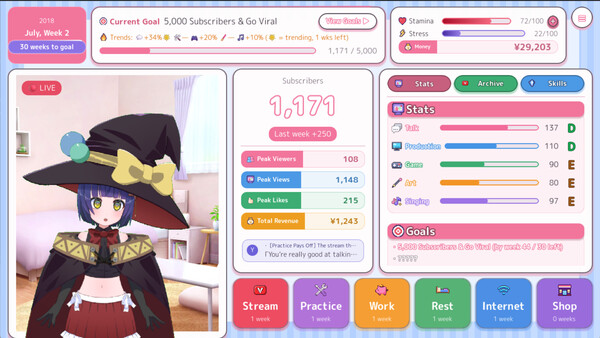 BuzztteVTuber: Go Viral in 2018?! screenshot 5