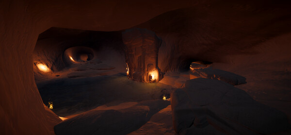 Screenshot of The Long Mine gameplay showing in-action mechanics