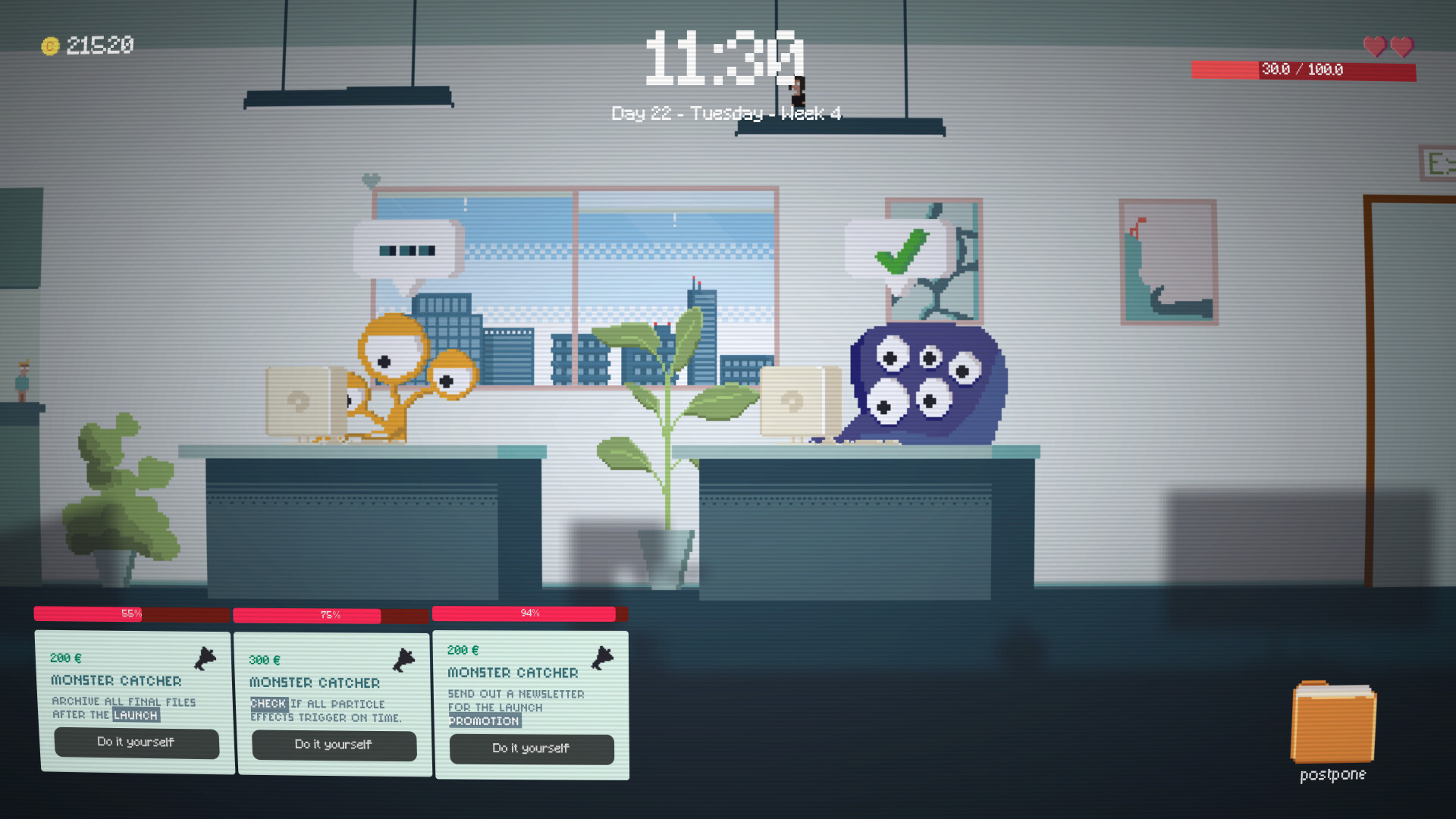 Postponed: Game Dev Management Roguelite screenshot 2
