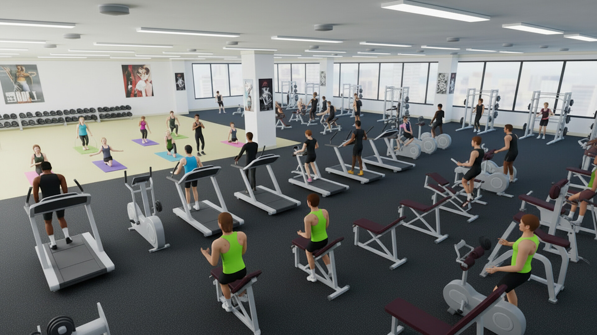 Gym Fitness Empire: Build, Coach, Expand screenshot #2