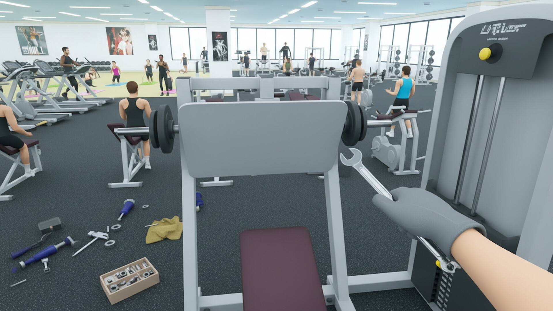 Gym Fitness Empire: Build, Coach, Expand screenshot #1