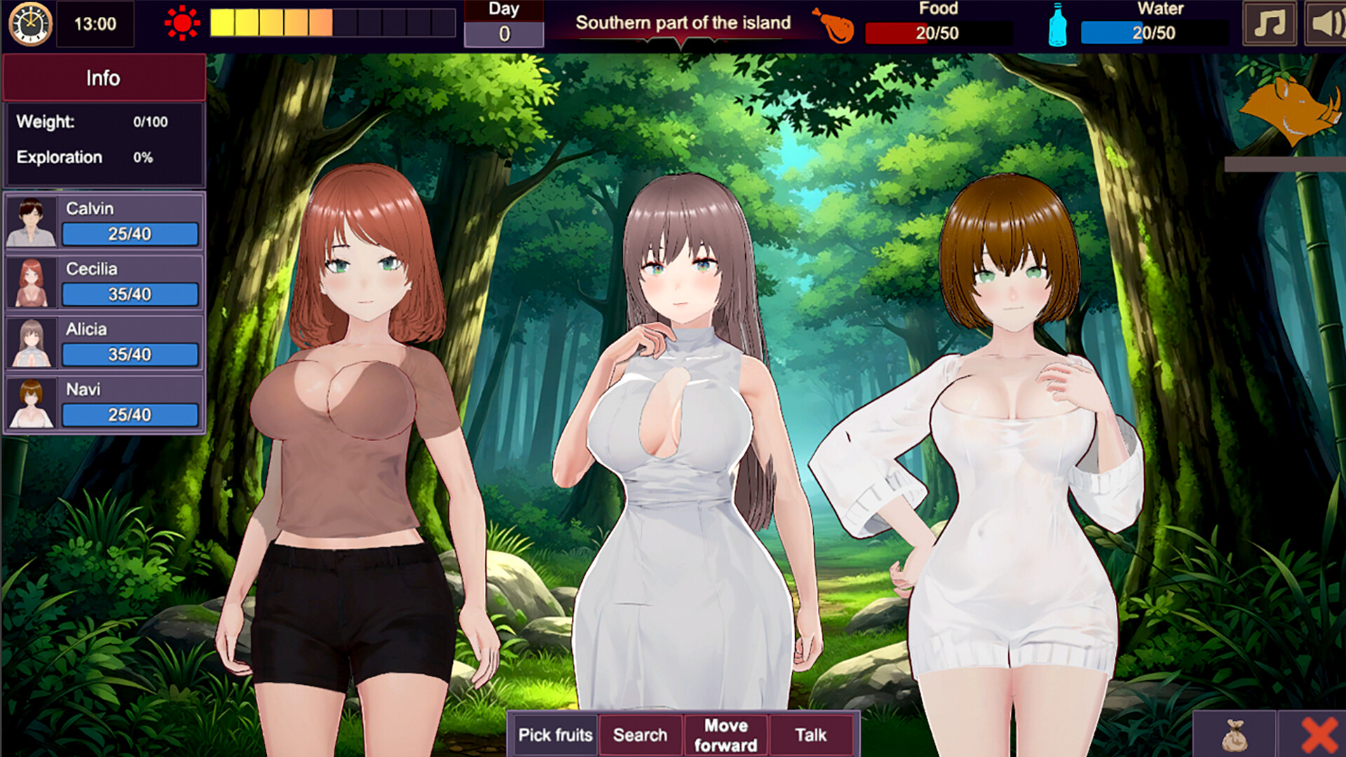 Deserted Island Where Desire Blossoms screenshot #2