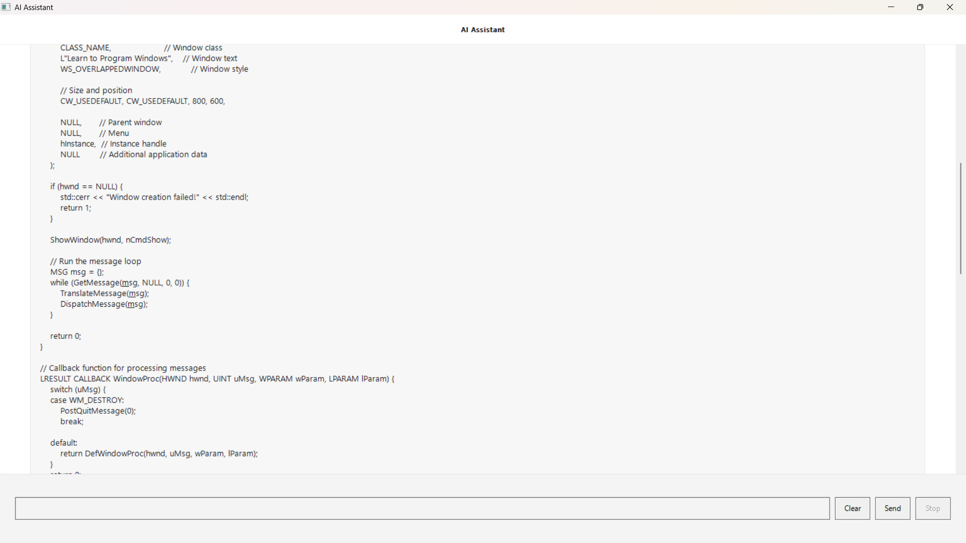 AI code helper Featured Screenshot #1