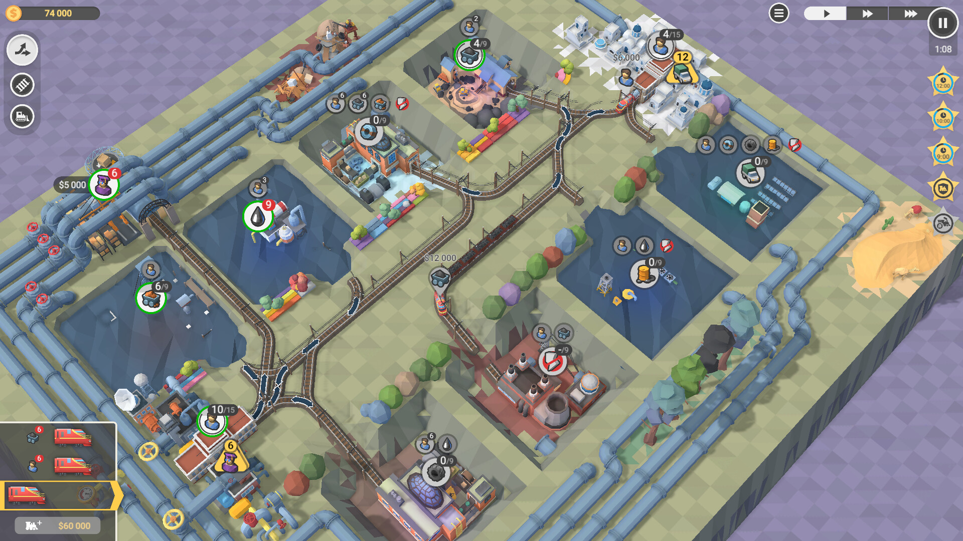 Train Valley 2: Workshop Gems - Onyx 스크린샷 2