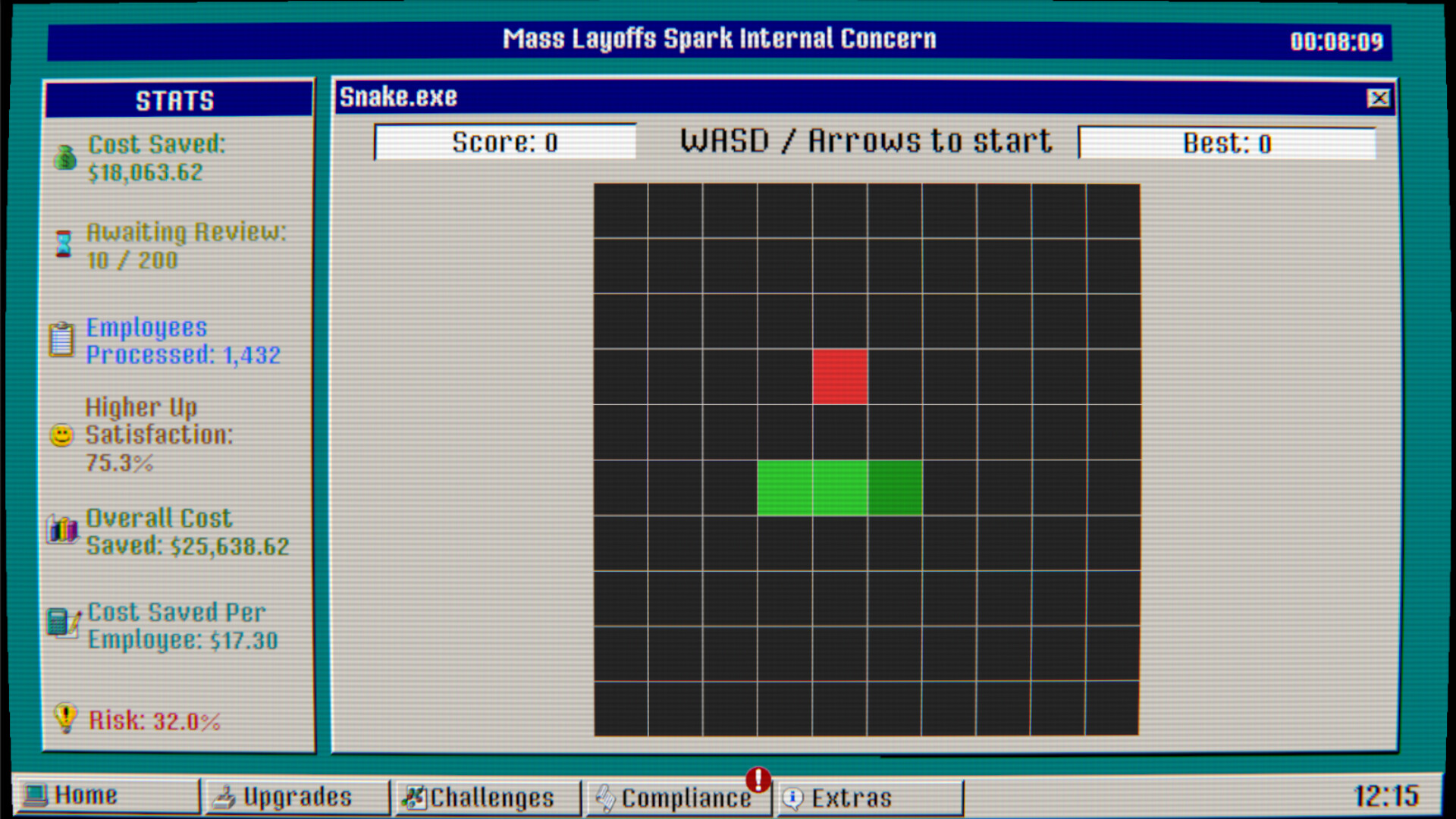 #6. Downsizing.exe (Steam) di: Midnight Rental Games