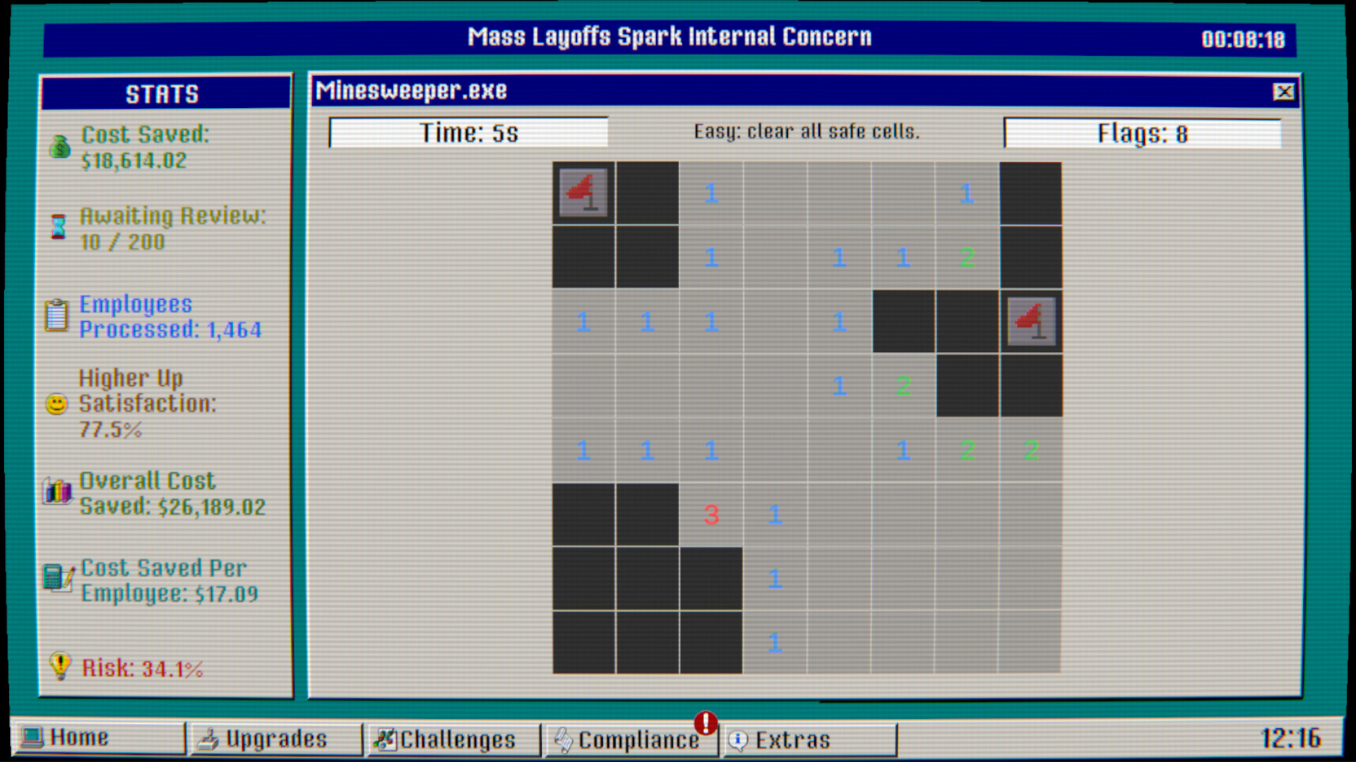 #3. Downsizing.exe (Steam) di: Midnight Rental Games