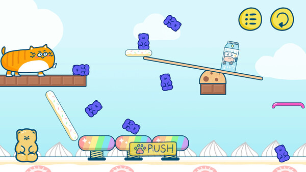 Screenshot of Knock It Over, Again? gameplay showing in-action mechanics