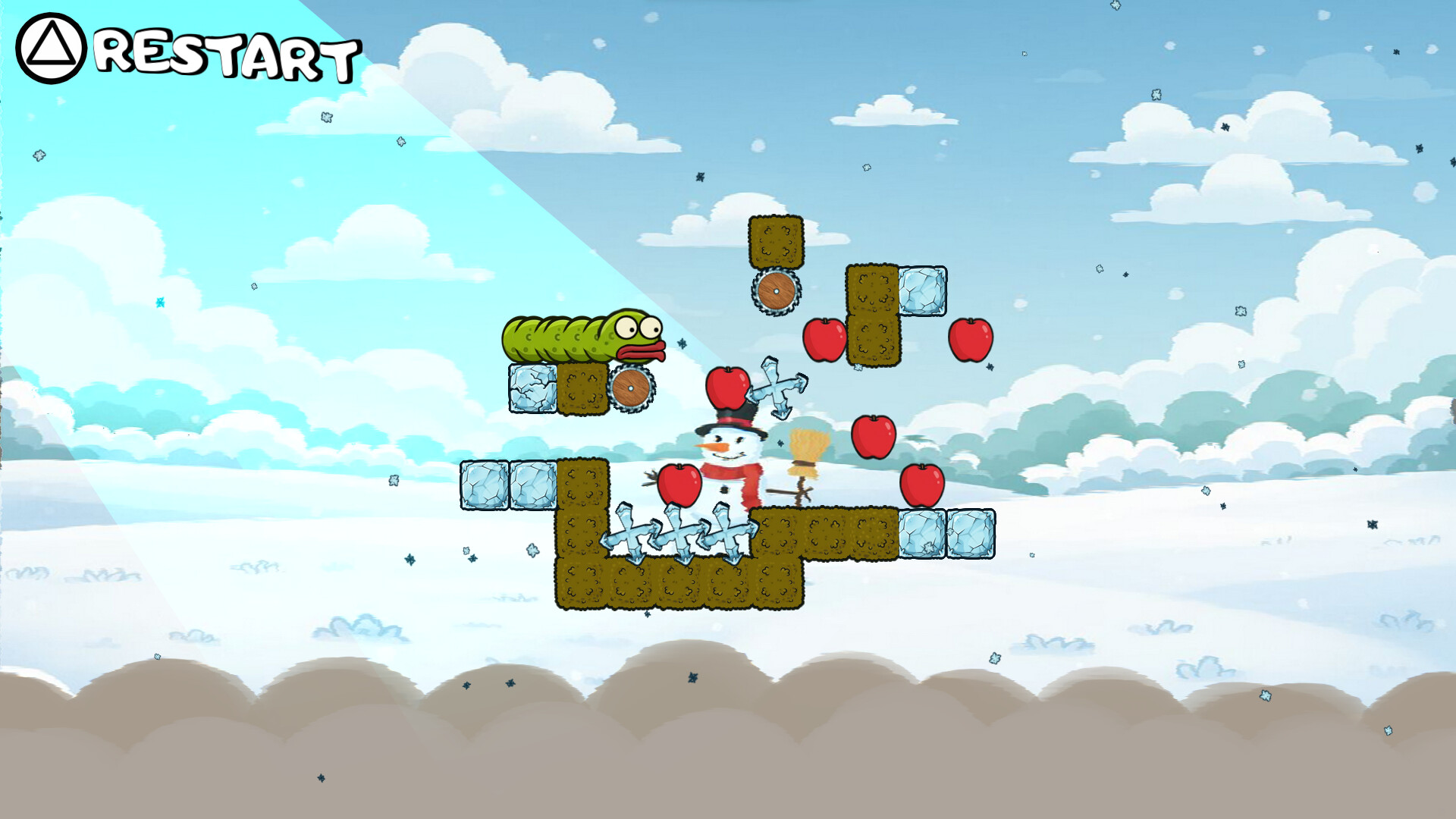 Wriggle apple 2 screenshot #3