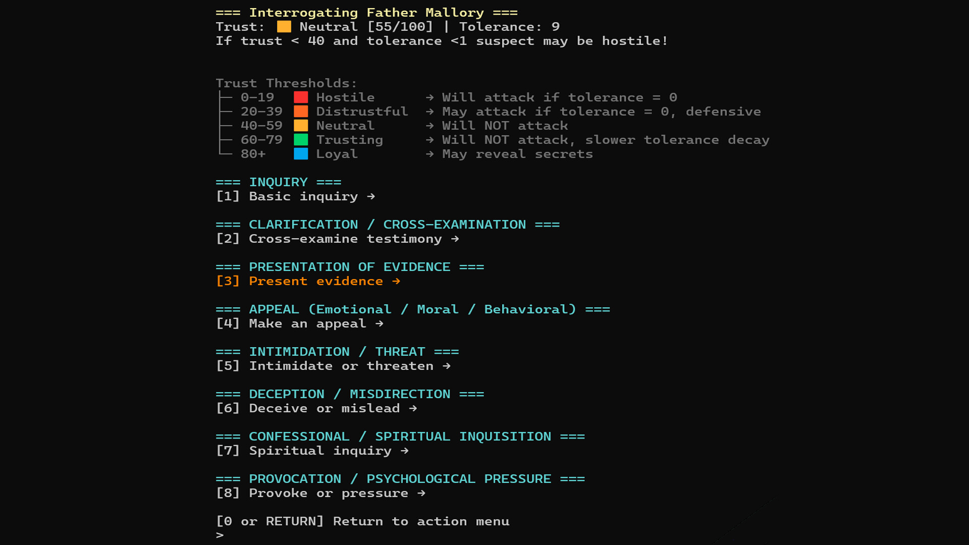 Persuasion RPG screenshot #2