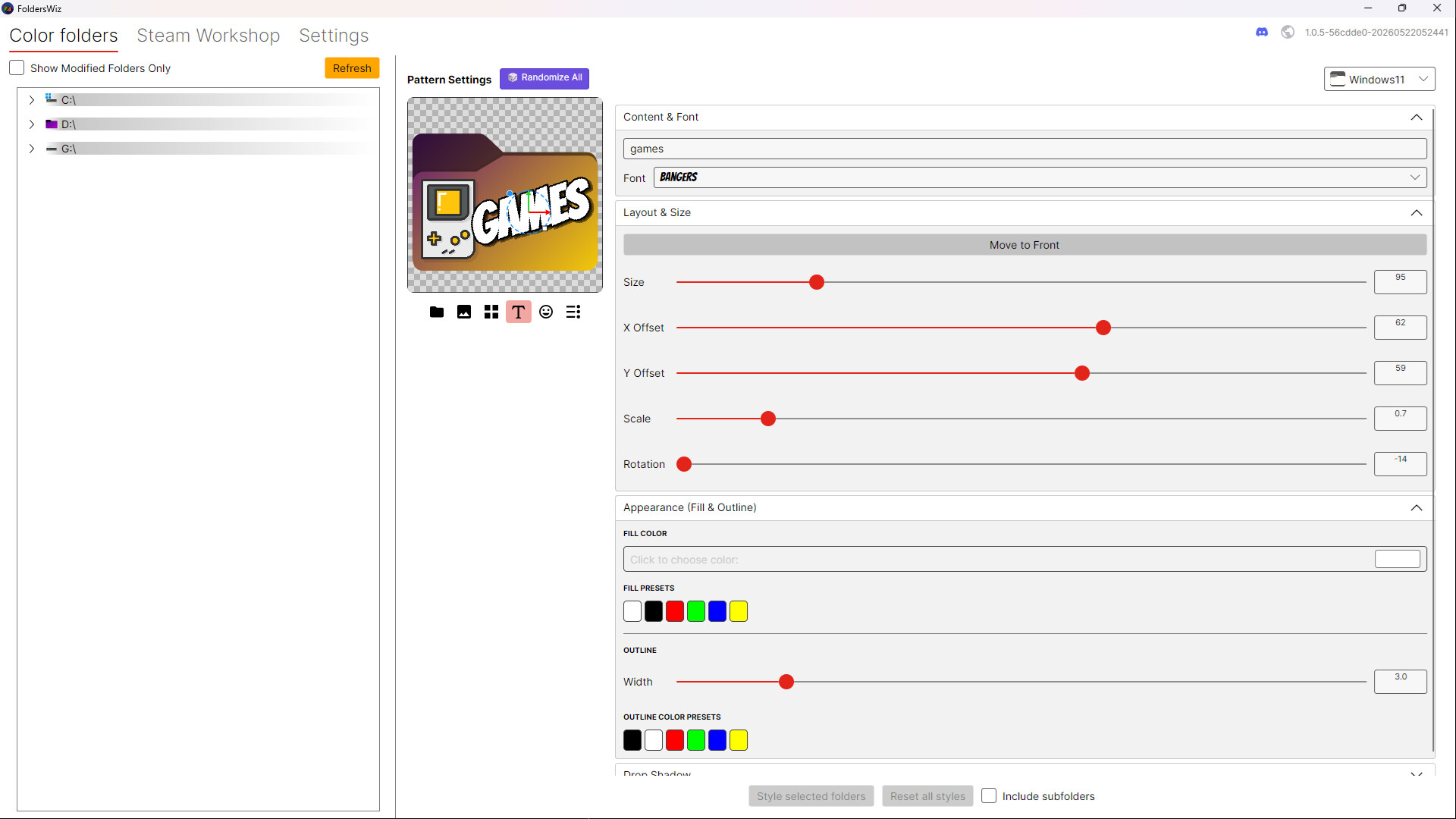 Folderswiz screenshot 5