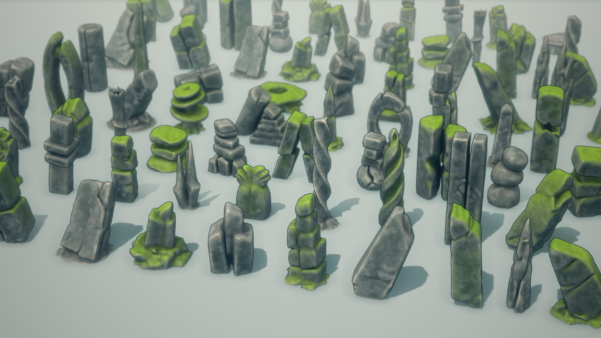 RPG Developer Bakin Stylized Monoliths Featured Screenshot #1