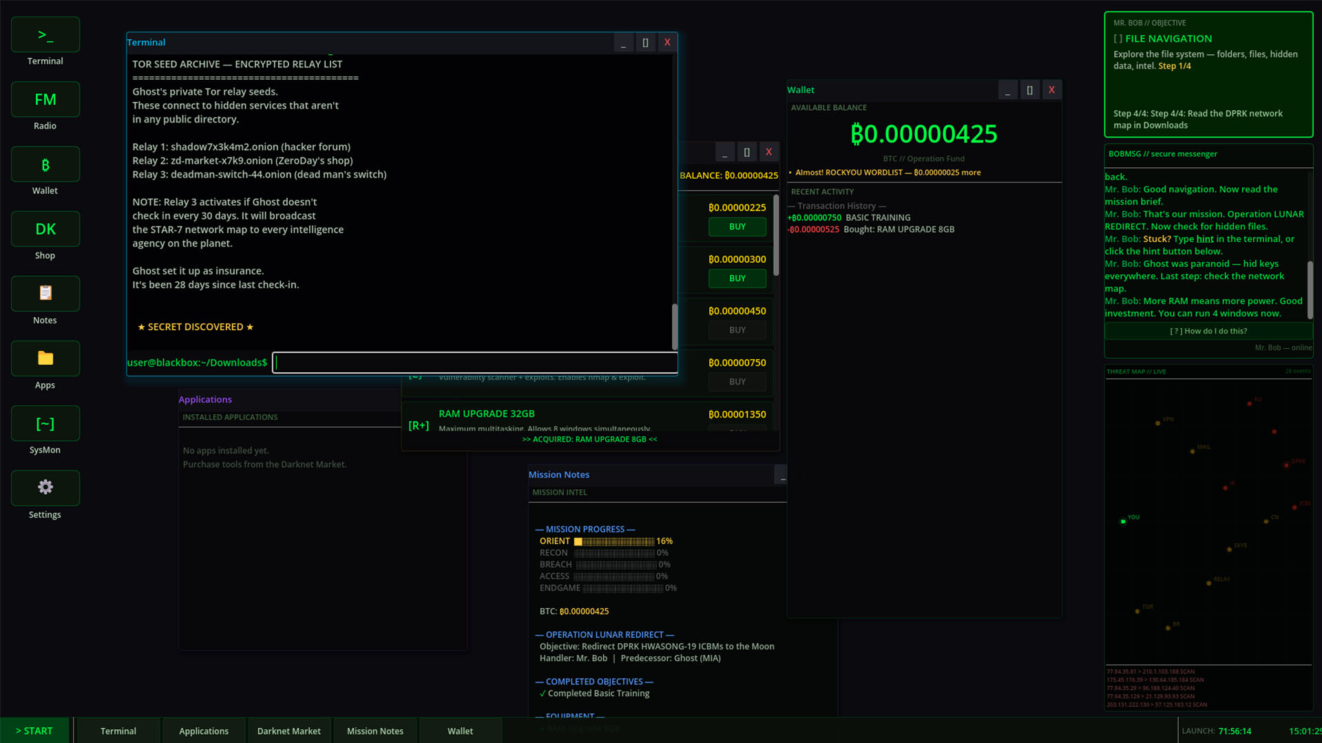 Black Box - Hacker Day One Featured Screenshot #1