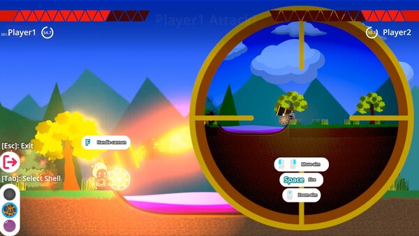 Screenshot of Cannon Ball