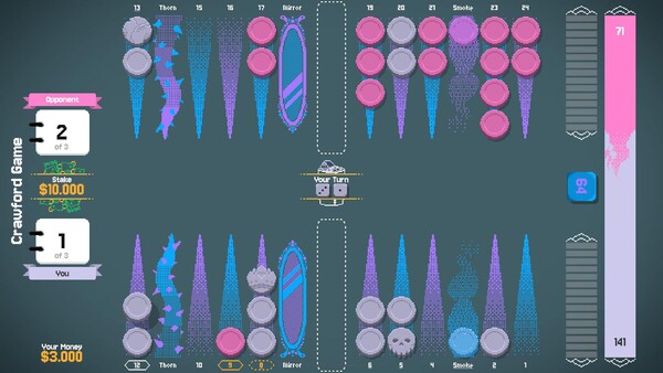 Screenshot 3 of Grand Gammon - more gameplay footage